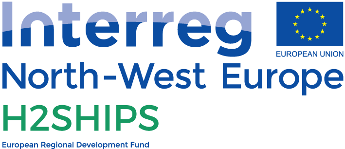 Logo interreg north west Europe h2ships