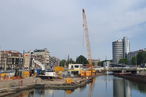 Bouwlogistiek in Amsterdam