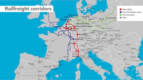 Rail freight corridors