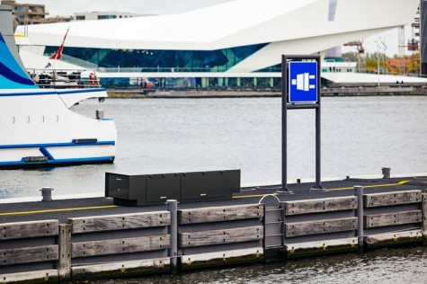 Walstroom Amsterdamse haven