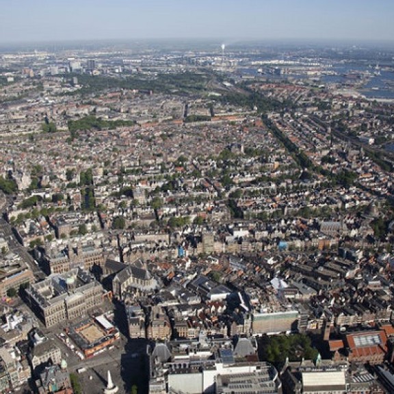 Amsterdam van boven