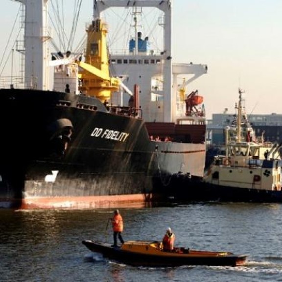 Havenbeeld bij Waterland terminal ivm Nautische Verklaring