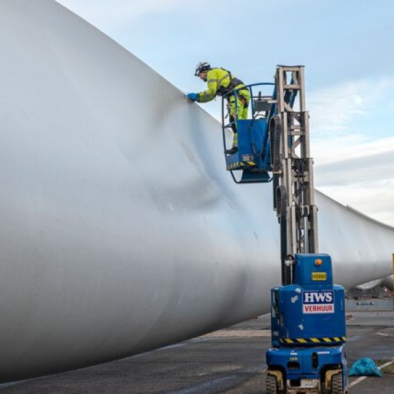 Windturbine bij TMA Logistics