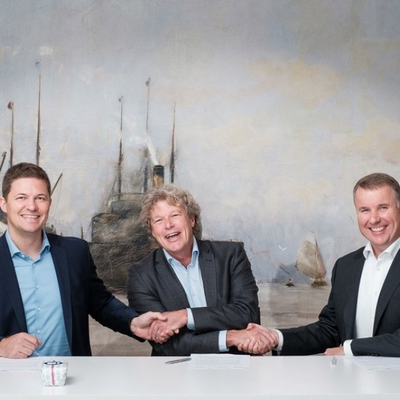 Ondertekening MoU Hydrogenious Port of Amsterdam Evos