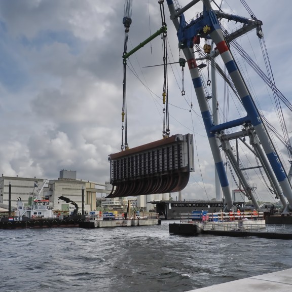 wanddelen zoutdam ijmuiden