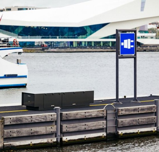 Walstroom Amsterdamse haven