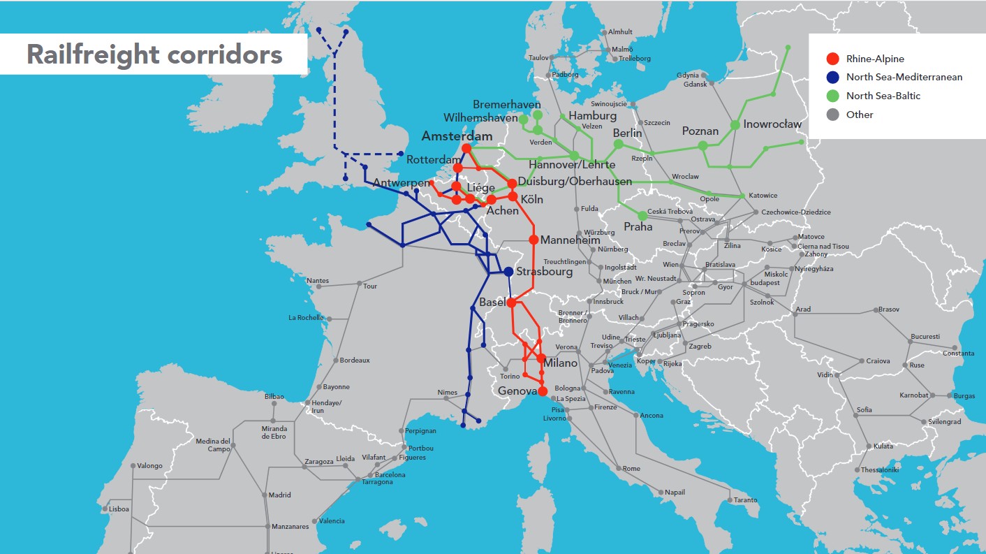 railfreight train trein