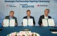 Koen Overtoom, CEO of Port of Amsterdam, ​Kyoo Bok Lee, CEO and President of Hyundai GLOVIS, Klaas Koopman, CEO of Koopman Logistics Group