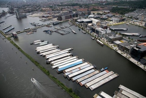 Poseidon tracking duwbakken amsterdam