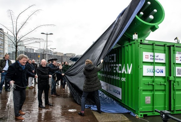 Onthulling varende batterij