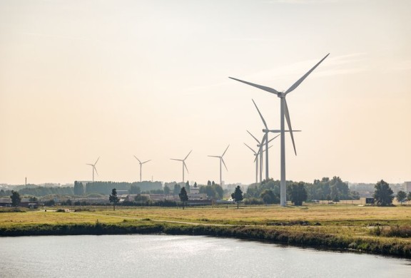 Windturbines energietransitie congestie