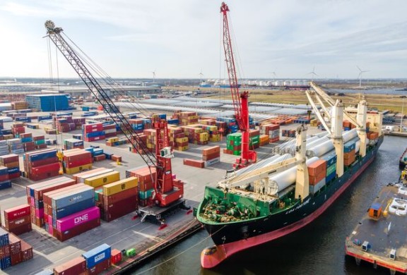 Containervervoer in de Amsterdamse Haven