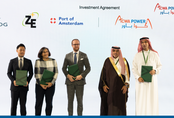 Ondertekening MoU Zenith GasLog ACMA Power PoA