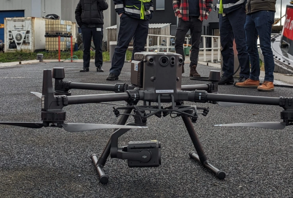 Drones in de haven