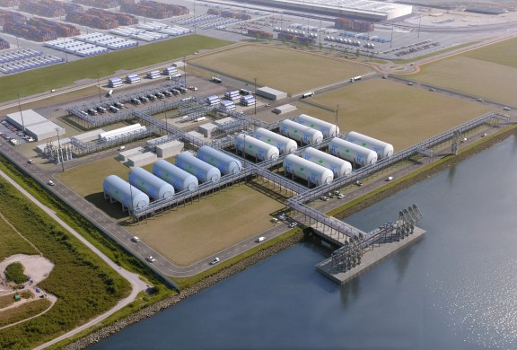 EcoLog terminal Amsterdam vloeibare waterstof