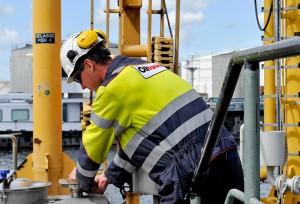 Diesel in de Amsterdamse haven