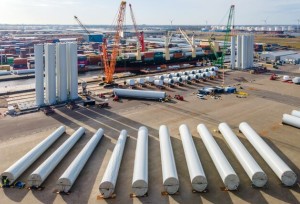 Windturbines bij TMA Logistics