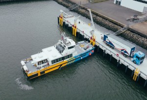 Waterstof bunkeren IJmuiden