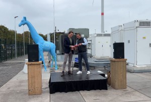 Reinoud Botman (Port of Amsterdam), Kevin Dijkers (GIGA Storage)