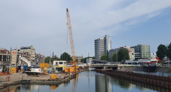 Lokale bouwlogistiek over water