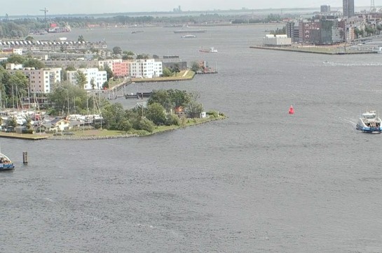 Webcam bij Amsterdam CS