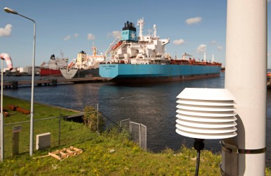 eNoses in de haven van Amsterdam