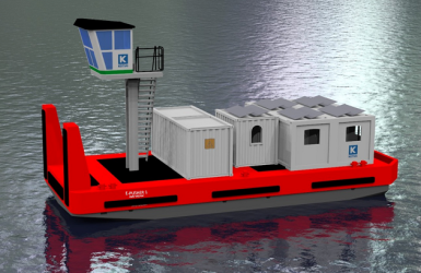 Kotug E-pusher emissieloos vervoer