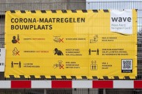 Corona-maatregelen bouwplaats