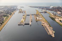 Zeesluis IJmuiden luchtfoto 2021
