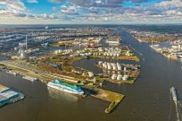 Coentunnel luchtfoto